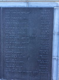 Cork Military Cemetery Park - Wall, John